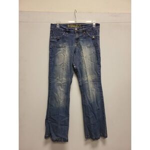 Hydraulic Jeans Womens Size 14 Blue Denim Low Rise Bootcut Flare Pants Trousers